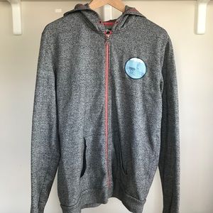 The Ryde The Life Aquatic Gray Zip Up Hoodie